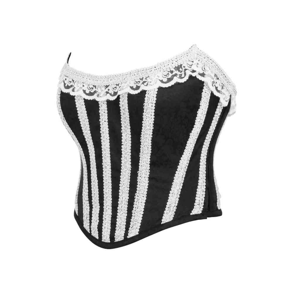 Attitude Corsets - Marigny survêtement corset - Noir